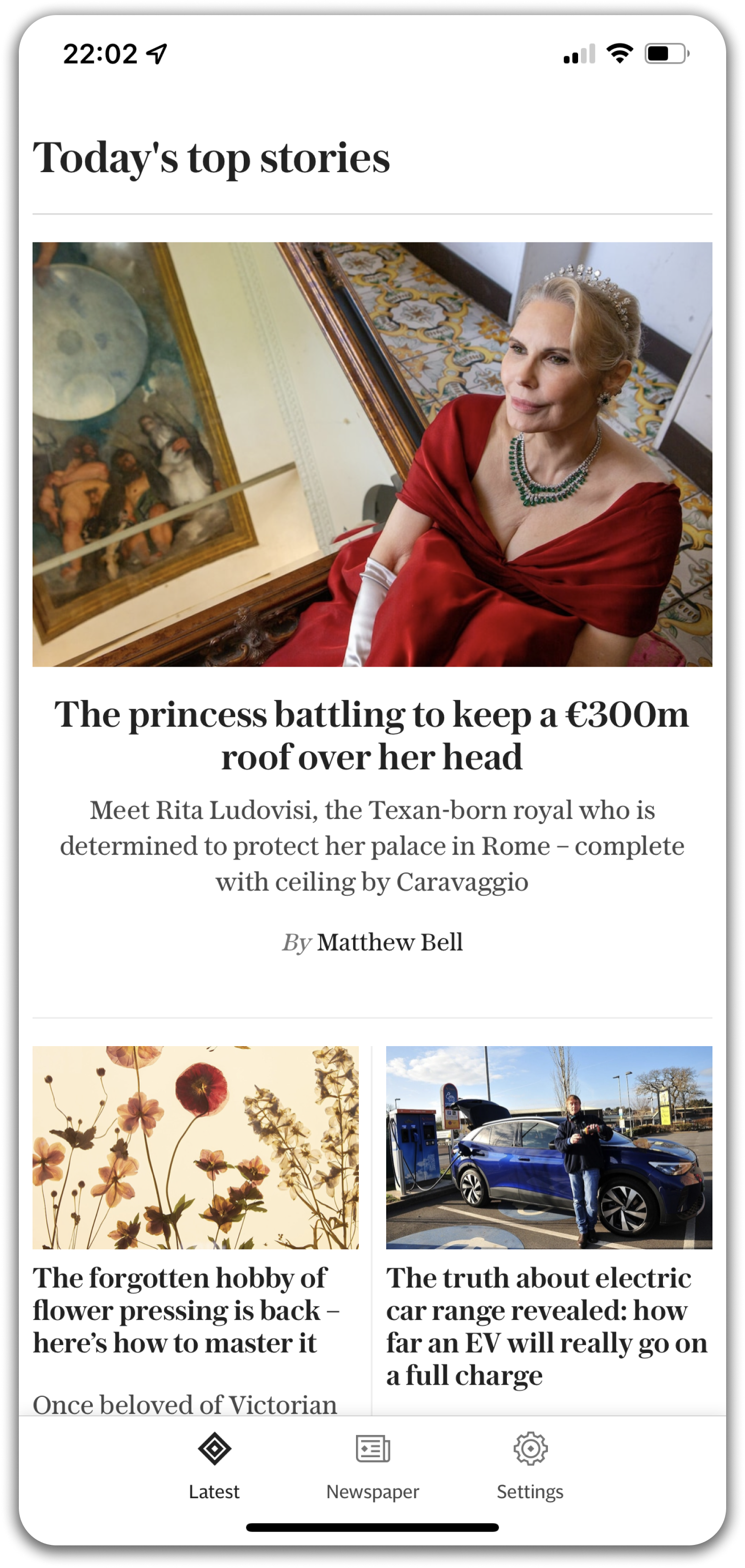 Telegraph app screen 3
