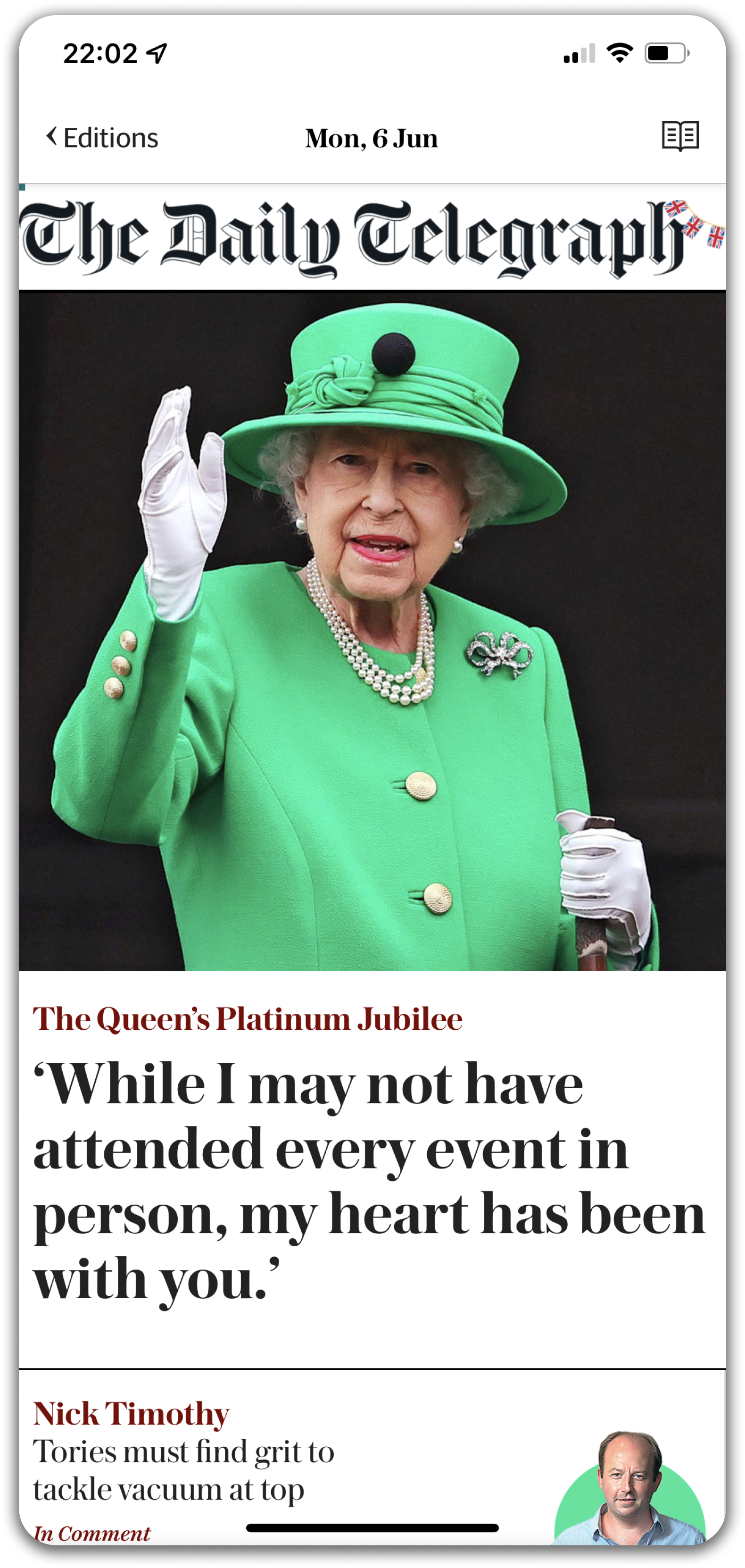 Telegraph app screen 8