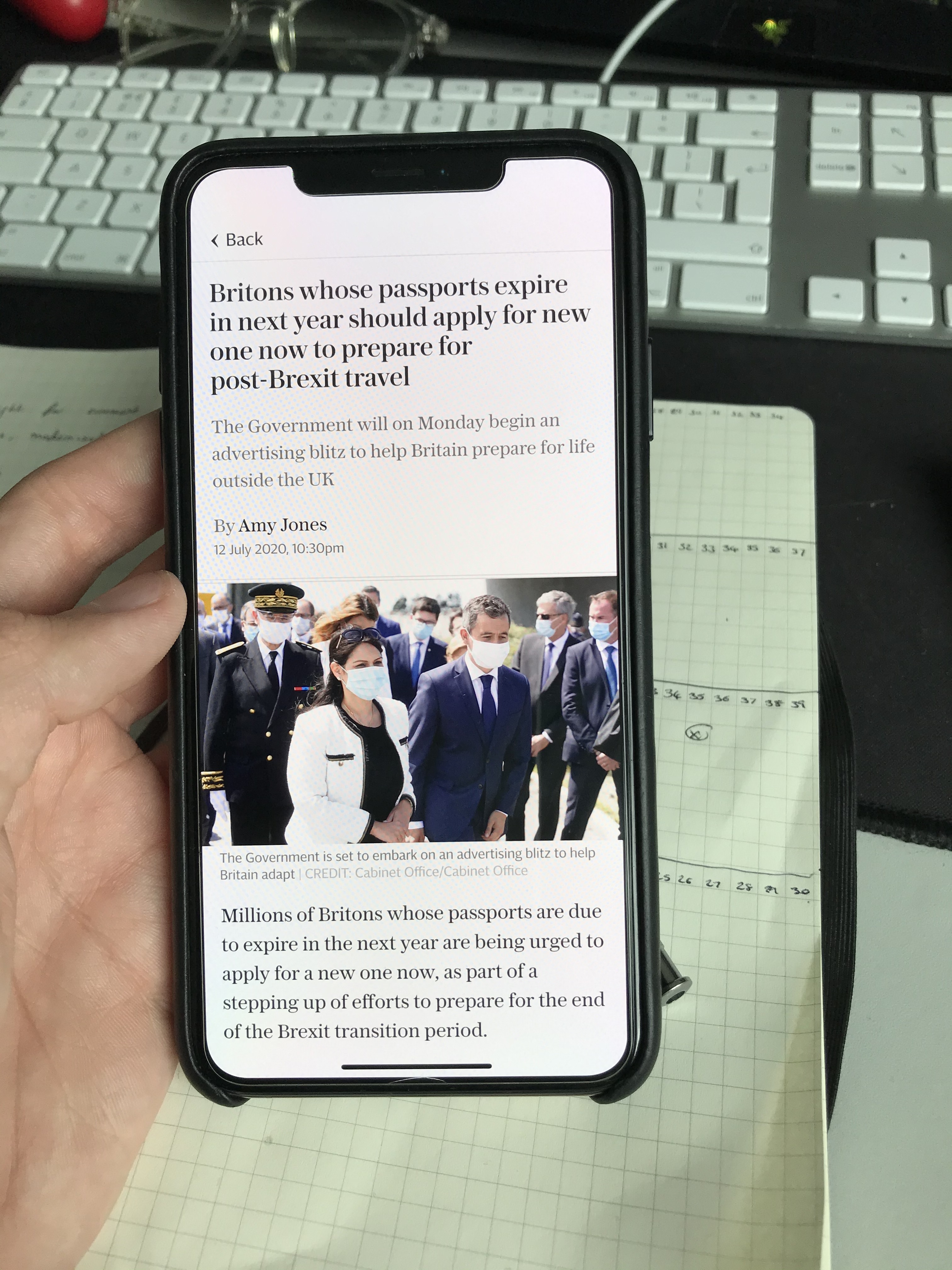 Text scaling step 2